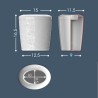PATTUMIERA DA TAVOLO TABLEBIN 1,5 Lt