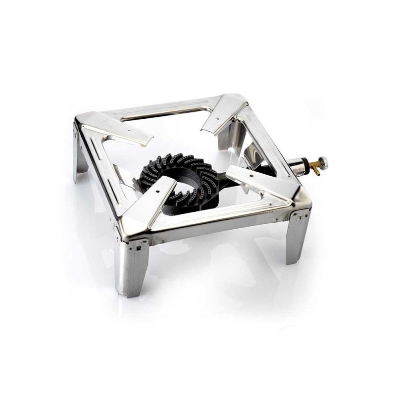 Fornellone OMAC Mini Drago Inox 30x30 cm - Bruciatori | RagStore