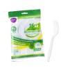 FORCHETTA PLASTICA RIUTILIZZABILE Pz 25 BIANCA