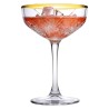 BICCHIERI CALICE TIMELESS GOLDEN TOUCH COPPA FILO ORO 4 Pz