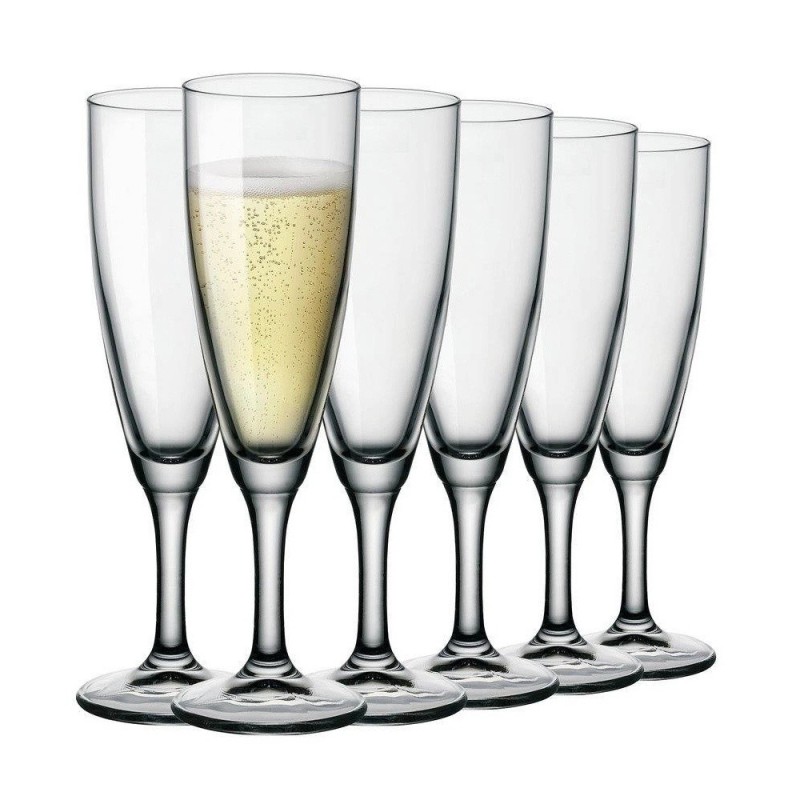 Bormioli Rocco: Set 6 Calici Fluttino per Prosecco 15cl | Eleganza Italiana