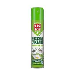 INSETTICIDA ZIG ZAG MOSCHE E ZANZARE 300 ml CON PIRETRO