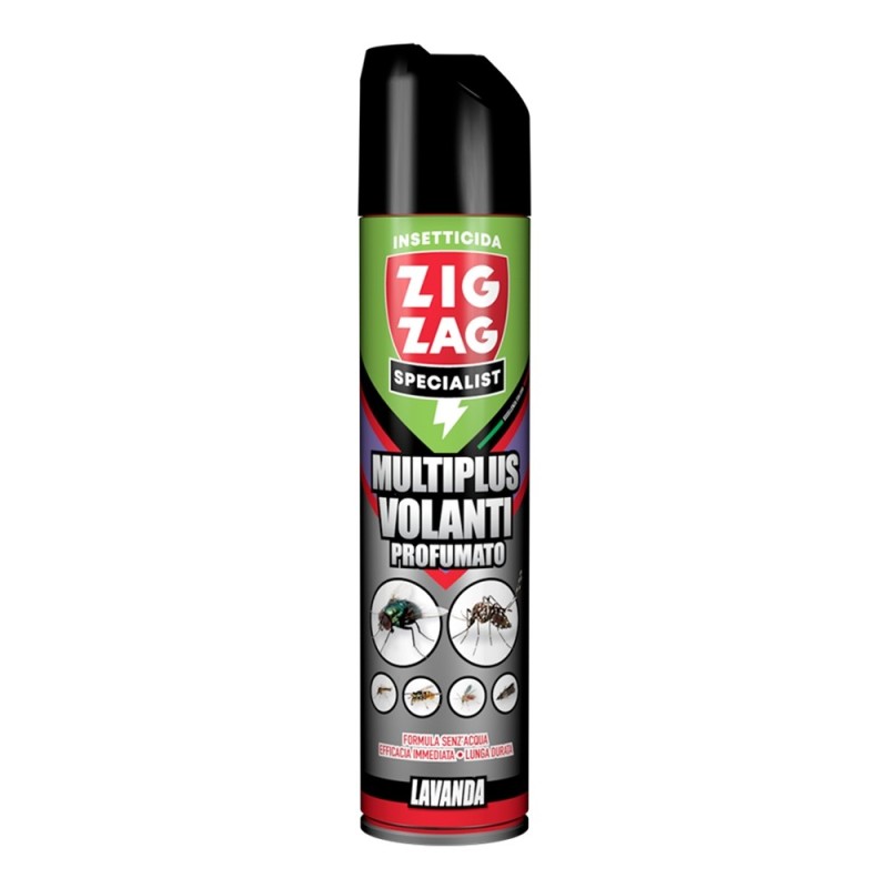 Insetticida Zig Zag Multiplus Volanti 600 ml Lavanda | Ragstore.it
