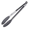 Pinza da cucina e grill con punte in silicone anti graffio - lunghezza 34 cm