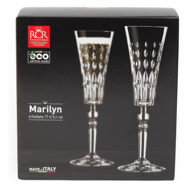 BICCHIERI RCR MARILYN FLUTE 17 CL - 6 Pz
