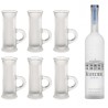Set 6 bicchieri per vodka con manico