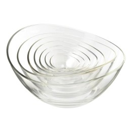 SET INSALATIERE VETRO PAPAYPA MATRIOSKA 7 PZ