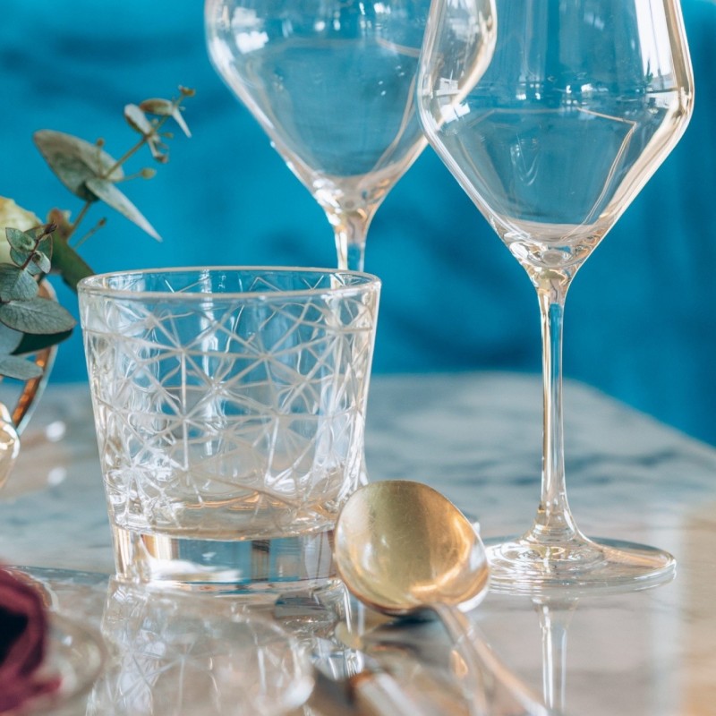 Bicchieri in vetro Dolomiti acqua 37 cl - 6 pz Vidivi - RagStore