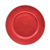 SOTTOPIATTO PLASTICA LISCIO CM 33 ROSSO