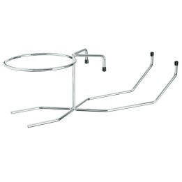 SUPPORTO DA TAVOLO PORTA SECCHIELLO CHAMPAGNE CM 18