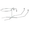 SUPPORTO DA TAVOLO PORTA SECCHIELLO CHAMPAGNE CM 18