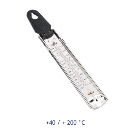 TERMOMETRO PER ZUCCHERO IN ACCIAIO +40/+200 °C