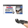 GUANTI MONOUSO VITRILE RESISTENTI NERI 100 Pz M/L