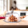 PIATTO IN VETRO PORTA DOLCI MOD. PETITE PATISSERIE CM 26 CON COPERCHIO