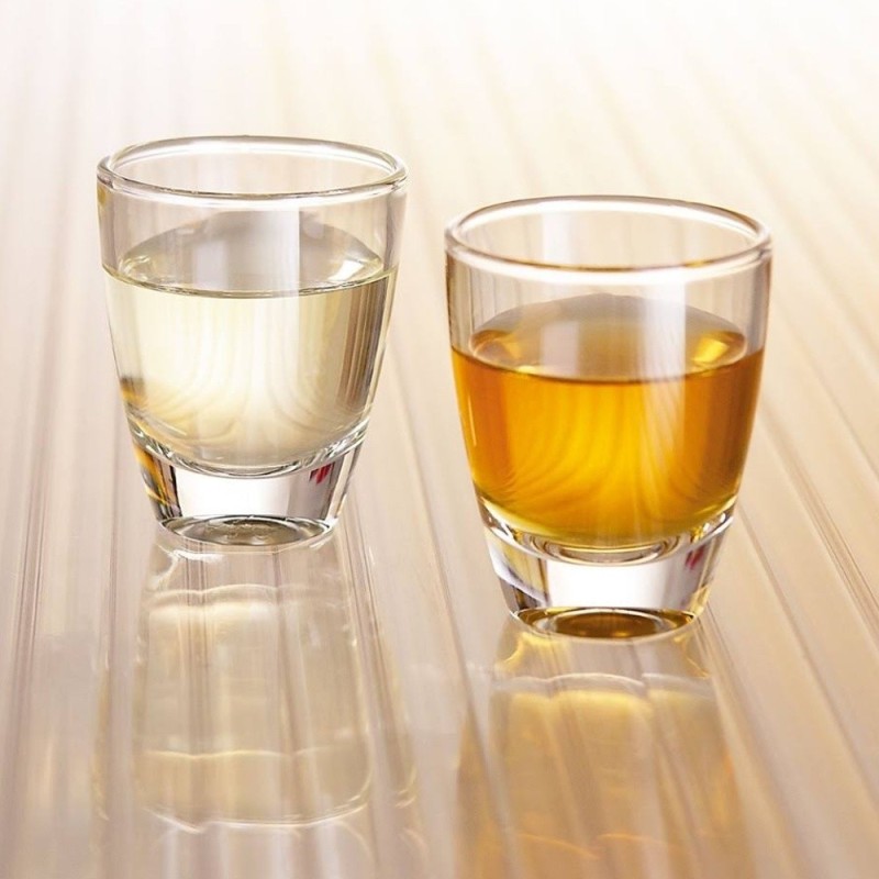 24 Bicchieri in vetro per shot di liquori gin techila amari vodka