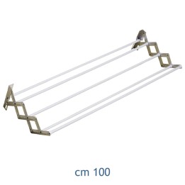 STENDIBIANCHERIA A SOFFIETTO FLEXI PLASTIFICATO CM 100
