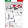 SCALA ALLUMINIO PIUMA 5 GRADINI