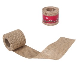 NASTRINO IN TESSUTO JUTA CM 6 x 3 MT