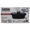TEGLIA ROSTIERA ANTIADERENTE COCOTTE CM 32x20 BLACK INDUZIONE