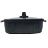 TEGLIA ROSTIERA ANTIADERENTE COCOTTE CM 32x20 BLACK INDUZIONE