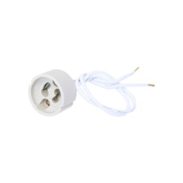 PORTALAMPADA GU10 IN CERAMICA BIANCO