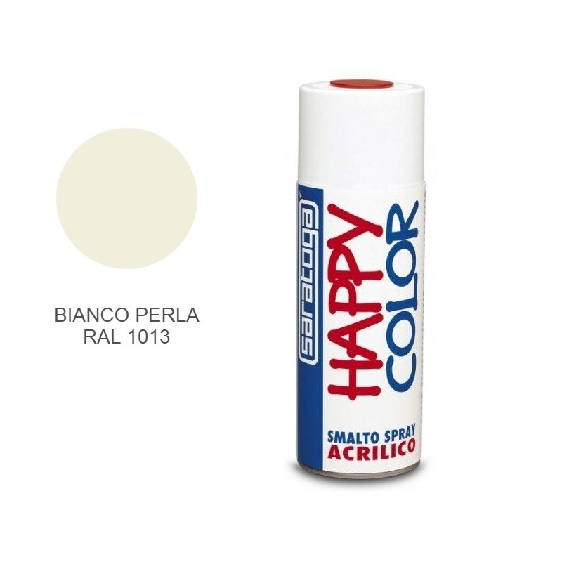 Bomboletta vernice spray Bianco perla Saratoga