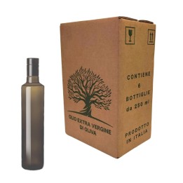 Scatole per bottiglia dorica anti frode da 250 ml