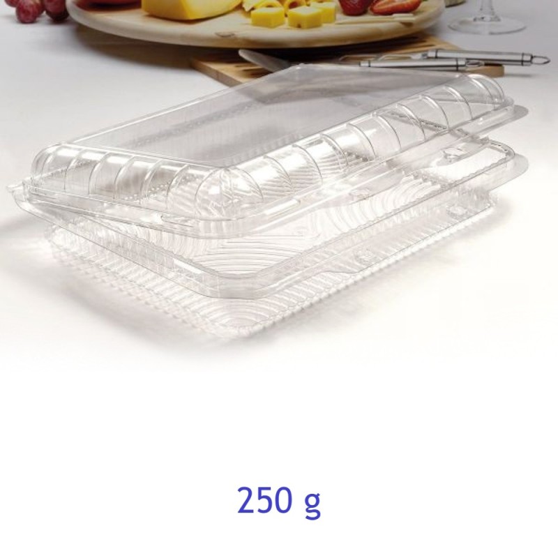 VASCHETTA RETTANGOLARE SALVAFRESCHEZZA GR 250 PET - 200 Pz