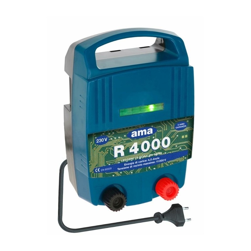 ELETTRIFICATORE RANCH R4000 DUPLEX 4J RETE 220V 35 km