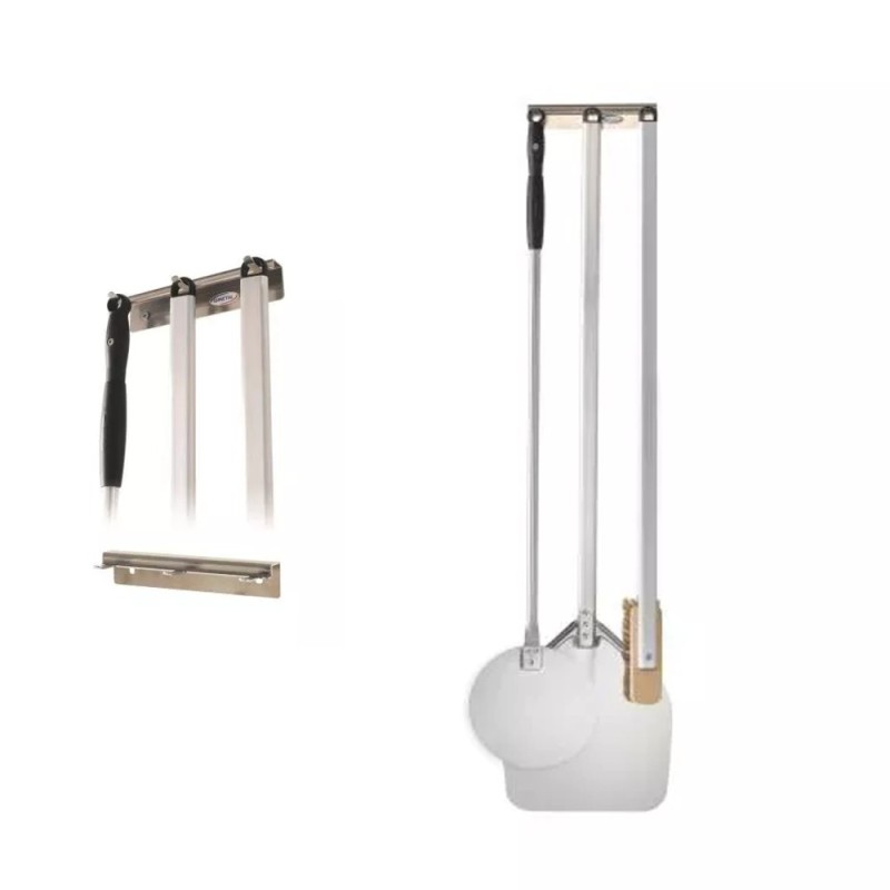 Set attrezzi e pale per pizza fatta in casa Gimetal Amica 120 cm