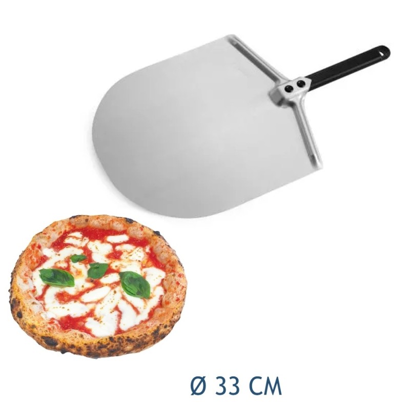 Pala per pizza alluminio per forno di casa cm 33