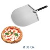 Pala per pizza alluminio per forno di casa cm 33