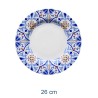 PIATTO PORCELLANA AMALFI PIANO 26 CM