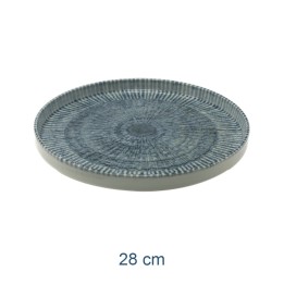 PIATTO PORCELLANA SPACE PIANO NORDIC 28 CM