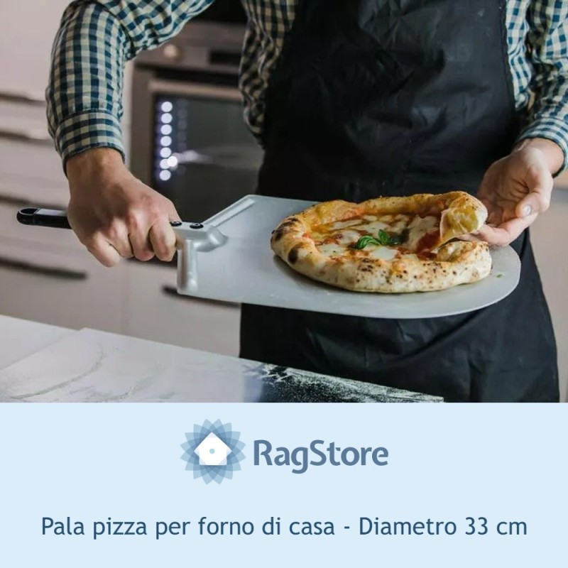 Pala in alluminio per fare la pizza a casa come in pizzeria