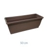 VASO RETTANGOLARE BALCONIERA RATTAN CM 50 CORTECCIA