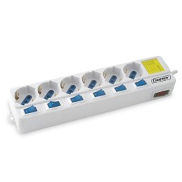 MULTIPRESA 6 POSTI SCHUKO CON INTERRUTTORI BEPER