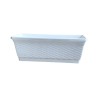 VASO RETTANGOLARE BALCONIERA RATTAN CM 50 BIANCO