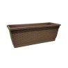 VASO RETTANGOLARE BALCONIERA RATTAN CM 50 CORTECCIA
