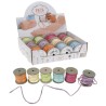 NASTRO CORDONCINO IN RAFIA COLORATA 9 MT ASS