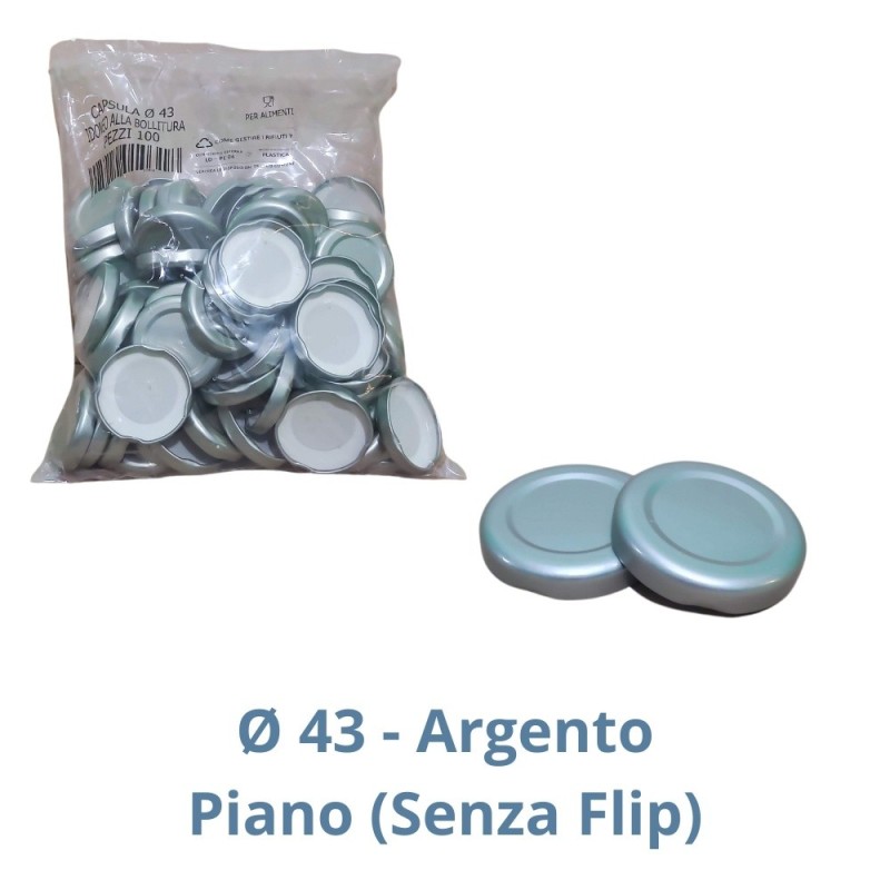 Capsule tappi twist-off per barattoli dim 43 (vari Colori) - RagStore