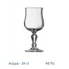 BICCHIERE CALICE NORMANDIE ACQUA 24 Cl Pz 48