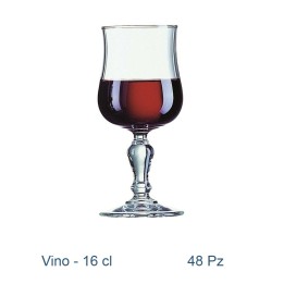 BICCHIERE CALICE NORMANDIE VINO 16 Cl Pz 48