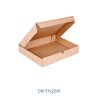 SCATOLA CARTONE FUSTELLATA PIATTA CM 31x22x5