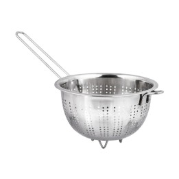 COLAPASTA INOX SEMI SFERICO CM 22 A 1 MANICO