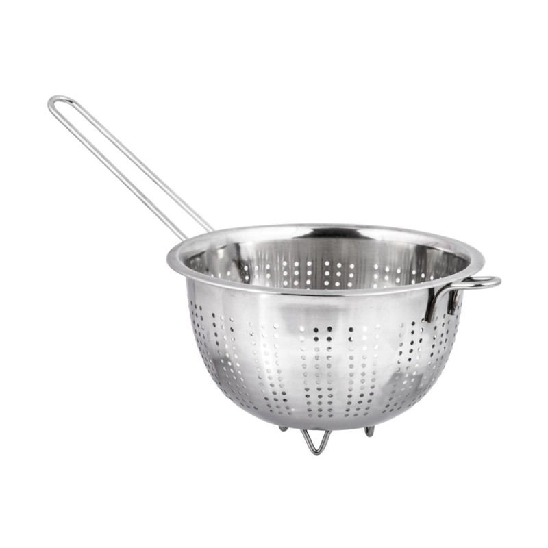 COLAPASTA INOX SEMI SFERICO CM 22 A 1 MANICO