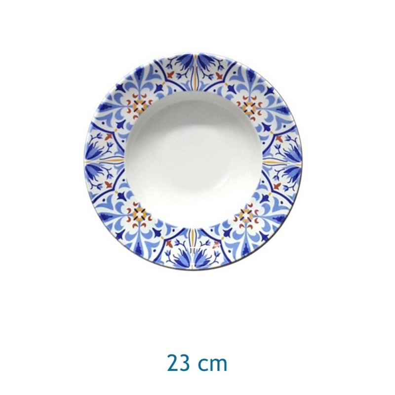 Piatto Ceramica Amalfi 23 cm | Ragstore.it