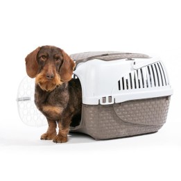 Trasportino per cani e gatti Tour tortora - Bama | RagStore