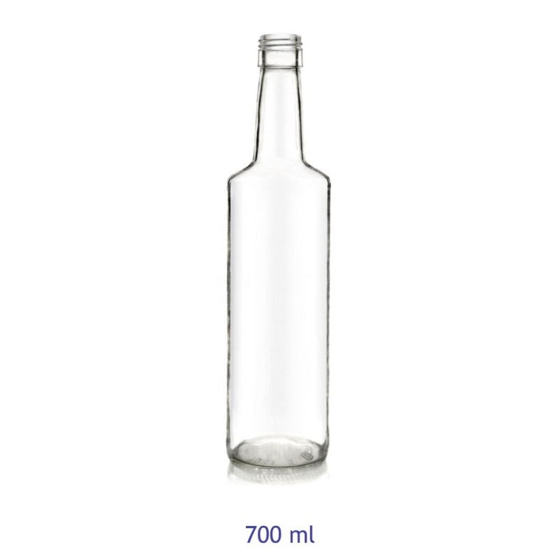 Bottiglia New Distilleria 700ml Trasparente - Perfetta per Distillati e Liquori