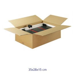 SCATOLA CARTONE 1 ONDA CM 35x28x15